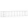 Outdoor Dog Kennel Galvanized Steel 234.4 ftÂ¬â‰¤